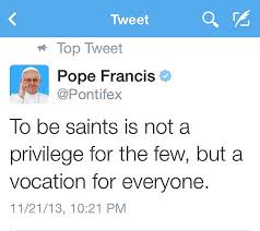 Pope Tweet