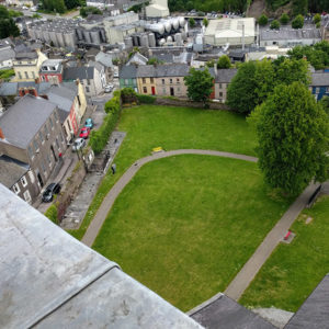 birds eye view of a neighborhood in Ireland